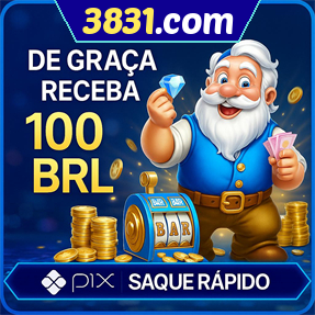 3831.com Ganhe R$ 100,00 Gratis